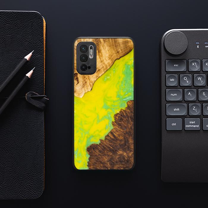 Xiaomi REDMI NOTE 10 5G Handyhülle aus Harz und Holz - SYNERGY#A12