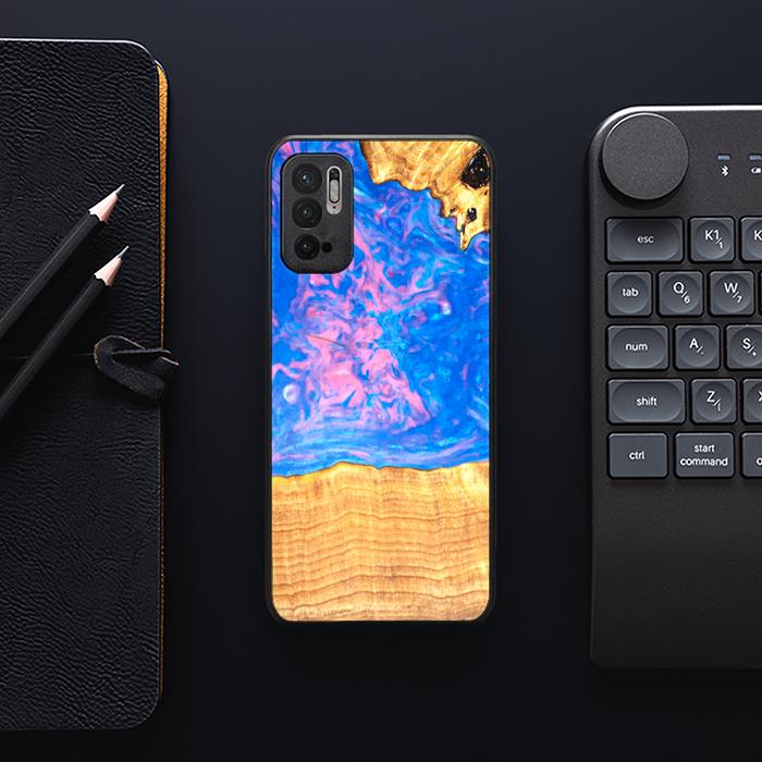 Xiaomi REDMI NOTE 10 5G Handyhülle aus Harz und Holz - SYNERGY#B23