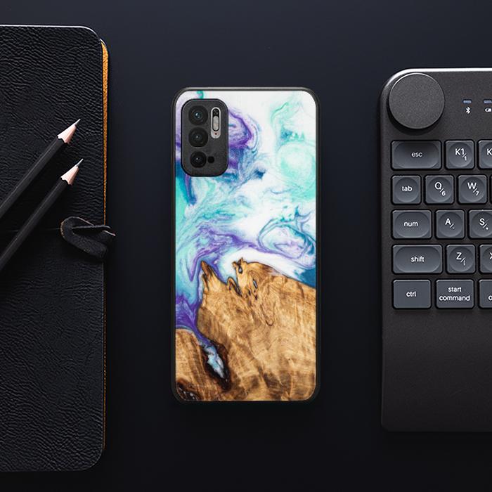 Xiaomi REDMI NOTE 10 5G Handyhülle aus Harz und Holz - SYNERGY#C17