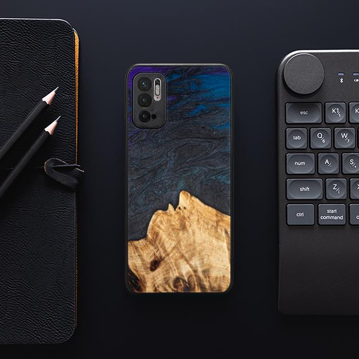 Xiaomi REDMI NOTE 10 5G Handyhülle aus Harz und Holz - Synergy#C5