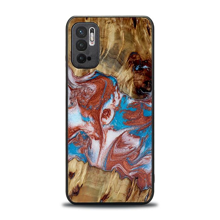 Xiaomi REDMI NOTE 10 5G Handyhülle aus Harz und Holz - Synergy#D103