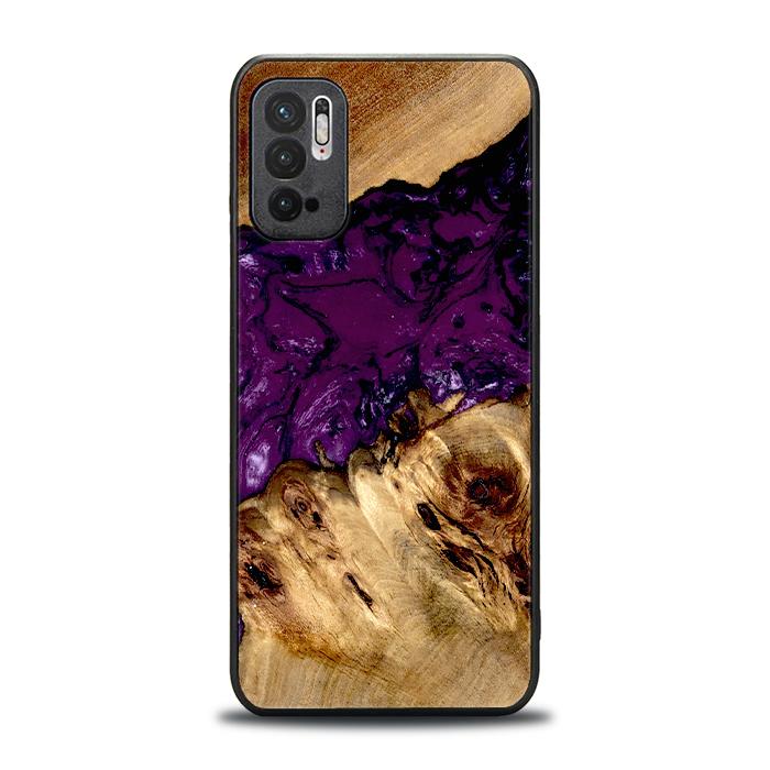 Xiaomi REDMI NOTE 10 5G Handyhülle aus Harz und Holz - Synergy#D113