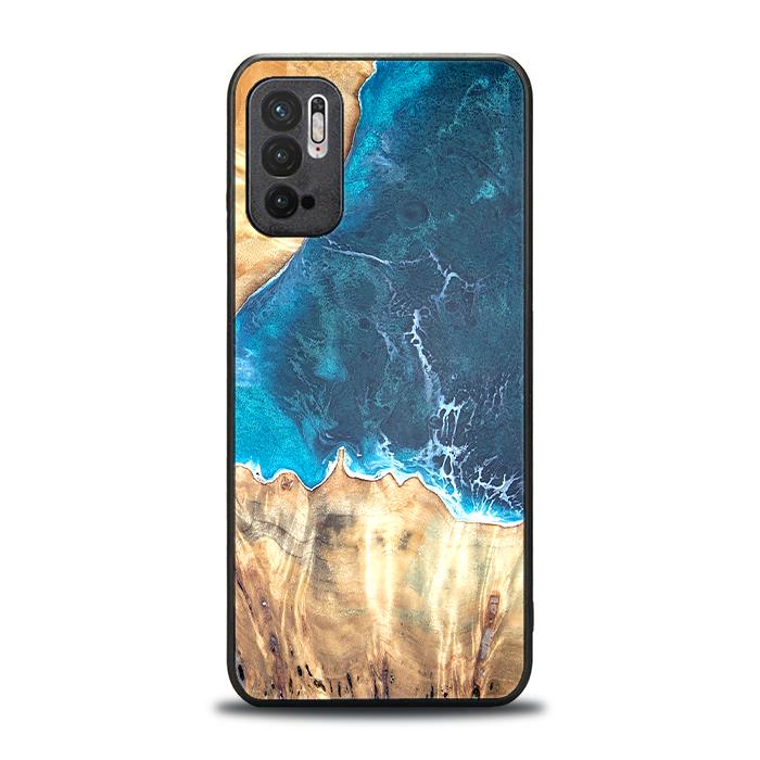 Xiaomi REDMI NOTE 10 5G Handyhülle aus Harz und Holz - Synergy#D116