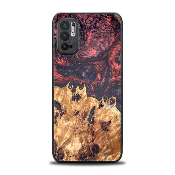 Xiaomi REDMI NOTE 10 5G Handyhülle aus Harz und Holz - Synergy#D118