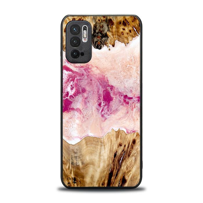 Xiaomi REDMI NOTE 10 5G Handyhülle aus Harz und Holz - Synergy#D119