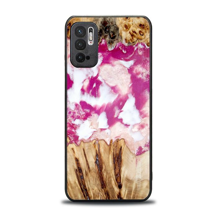 Xiaomi REDMI NOTE 10 5G Handyhülle aus Harz und Holz - Synergy#D124