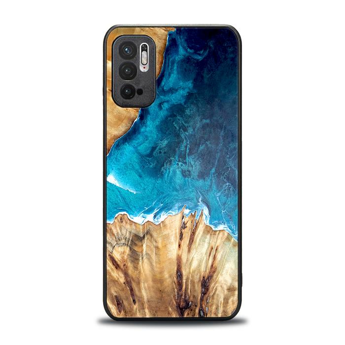 Xiaomi REDMI NOTE 10 5G Handyhülle aus Harz und Holz - Synergy#D126