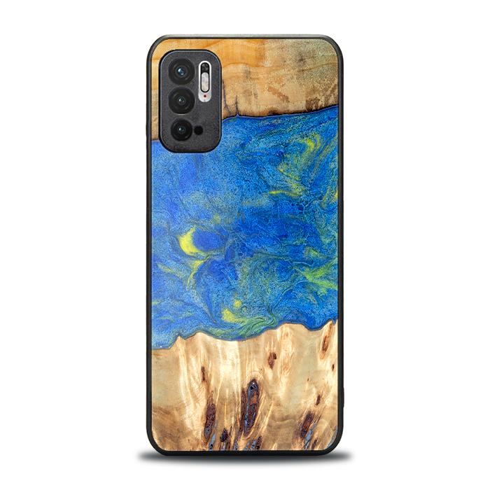 Xiaomi REDMI NOTE 10 5G Handyhülle aus Harz und Holz - Synergy#D131