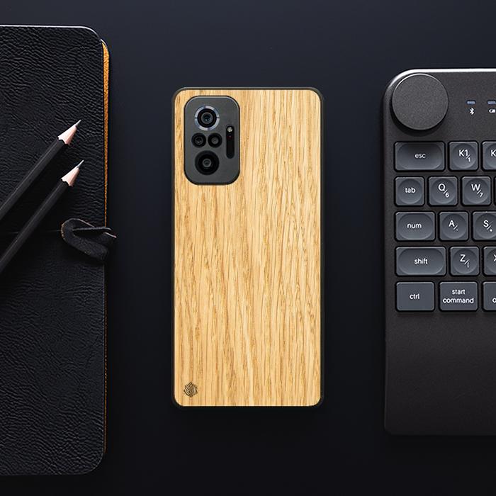 Xiaomi REDMI NOTE 10 Pro Handyhülle aus Holz - Eiche