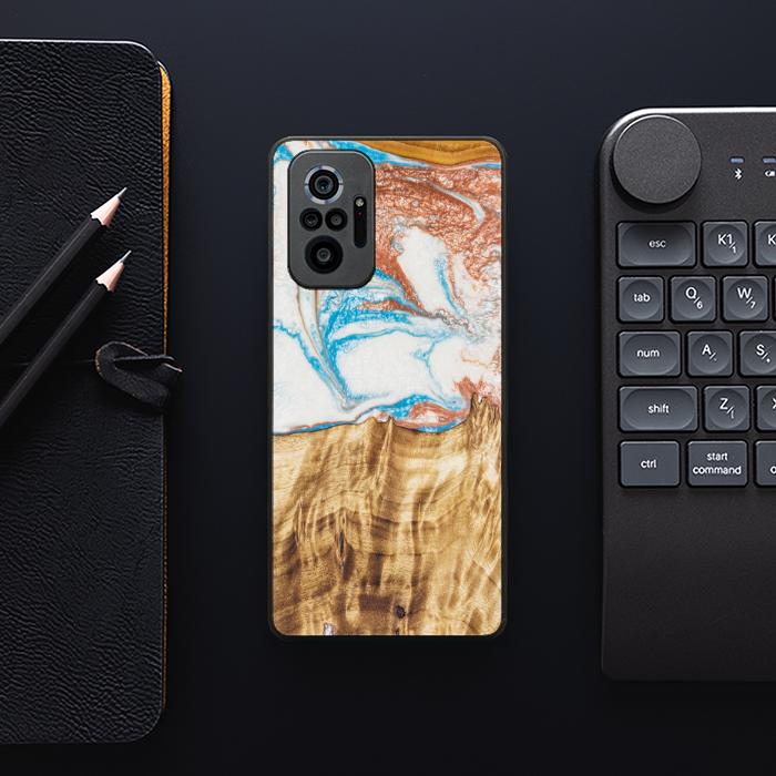 Xiaomi REDMI NOTE 10 Pro Handyhülle aus Harz und Holz - SYNERGY#47