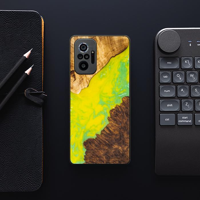 Xiaomi REDMI NOTE 10 Pro Handyhülle aus Harz und Holz - SYNERGY#A12