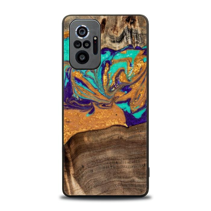 Xiaomi REDMI NOTE 10 Pro Handyhülle aus Harz und Holz - SYNERGY#A122