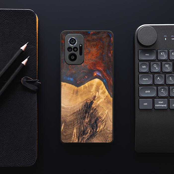 Xiaomi REDMI NOTE 10 Pro Handyhülle aus Harz und Holz - SYNERGY#A21