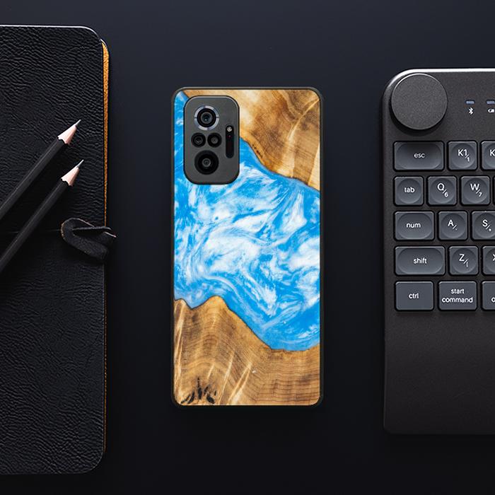 Xiaomi REDMI NOTE 10 Pro Handyhülle aus Harz und Holz - SYNERGY#A28