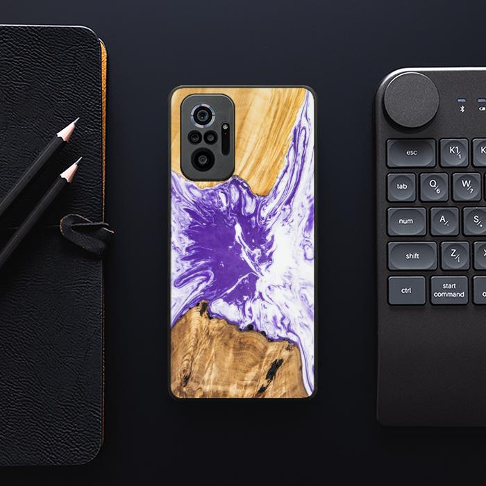 Xiaomi REDMI NOTE 10 Pro Handyhülle aus Harz und Holz - SYNERGY#A79