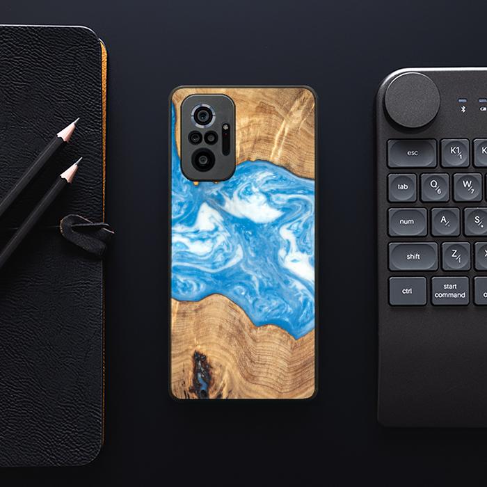 Xiaomi REDMI NOTE 10 Pro Handyhülle aus Harz und Holz - SYNERGY#B03