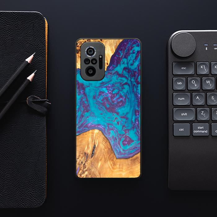 Xiaomi REDMI NOTE 10 Pro Handyhülle aus Harz und Holz - SYNERGY#B25