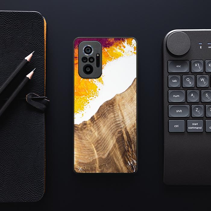 Xiaomi REDMI NOTE 10 Pro Handyhülle aus Harz und Holz - Synergy#C28