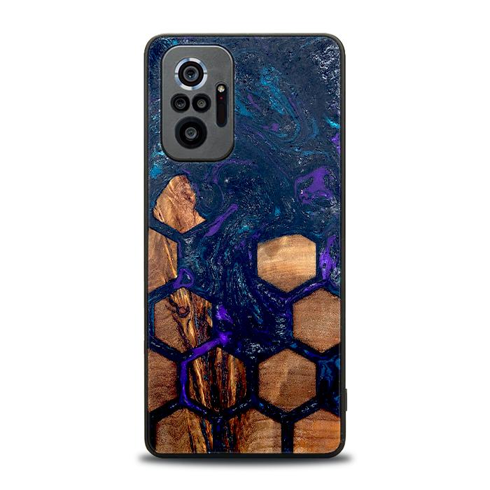 Xiaomi REDMI NOTE 10 Pro Handyhülle aus Harz und Holz - Synergy#D106