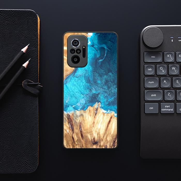 Xiaomi REDMI NOTE 10 Pro Handyhülle aus Harz und Holz - Synergy#D115