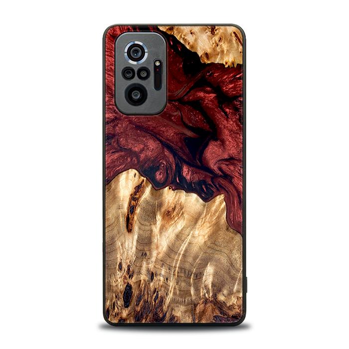 Xiaomi REDMI NOTE 10 Pro Handyhülle aus Harz und Holz - Synergy#D121