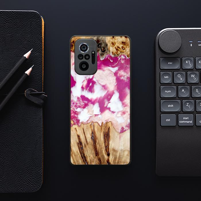 Xiaomi REDMI NOTE 10 Pro Handyhülle aus Harz und Holz - Synergy#D124