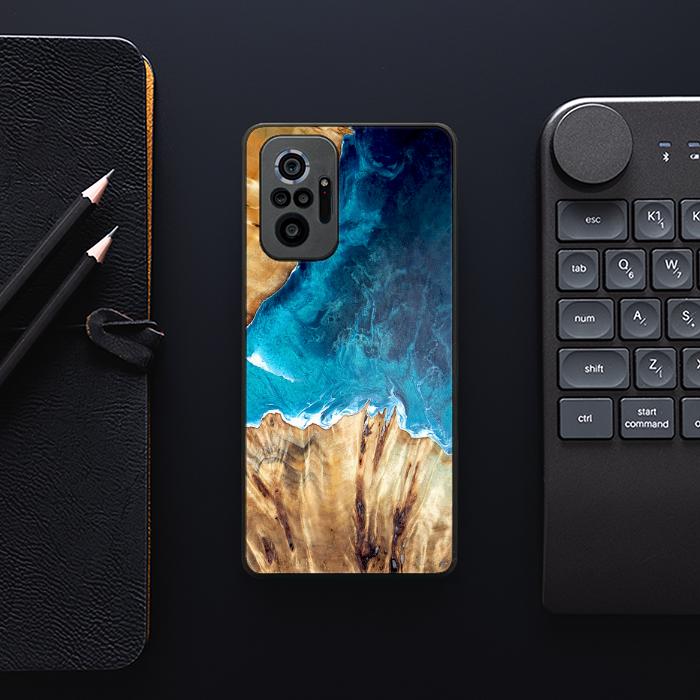 Xiaomi REDMI NOTE 10 Pro Handyhülle aus Harz und Holz - Synergy#D126