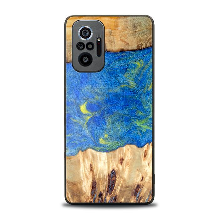 Xiaomi REDMI NOTE 10 Pro Handyhülle aus Harz und Holz - Synergy#D131