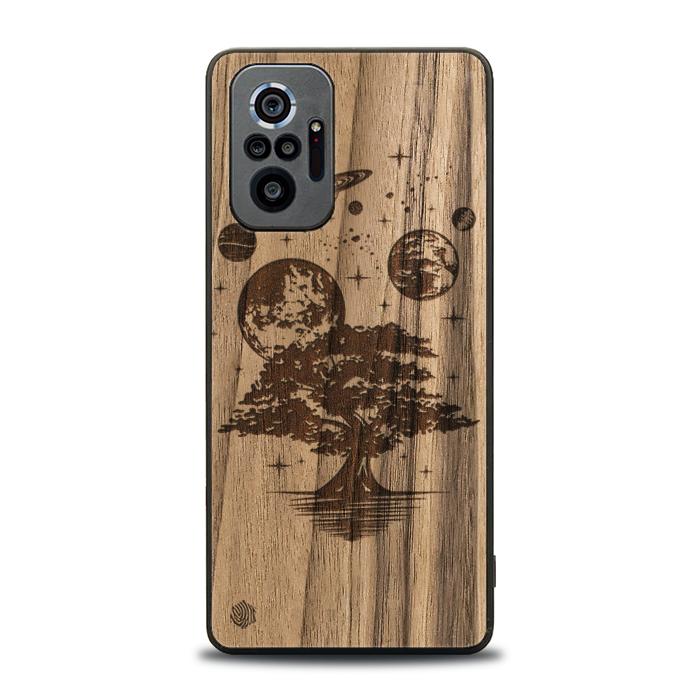 Xiaomi REDMI NOTE 10 Pro Handyhülle aus Holz - Galactic Garden
