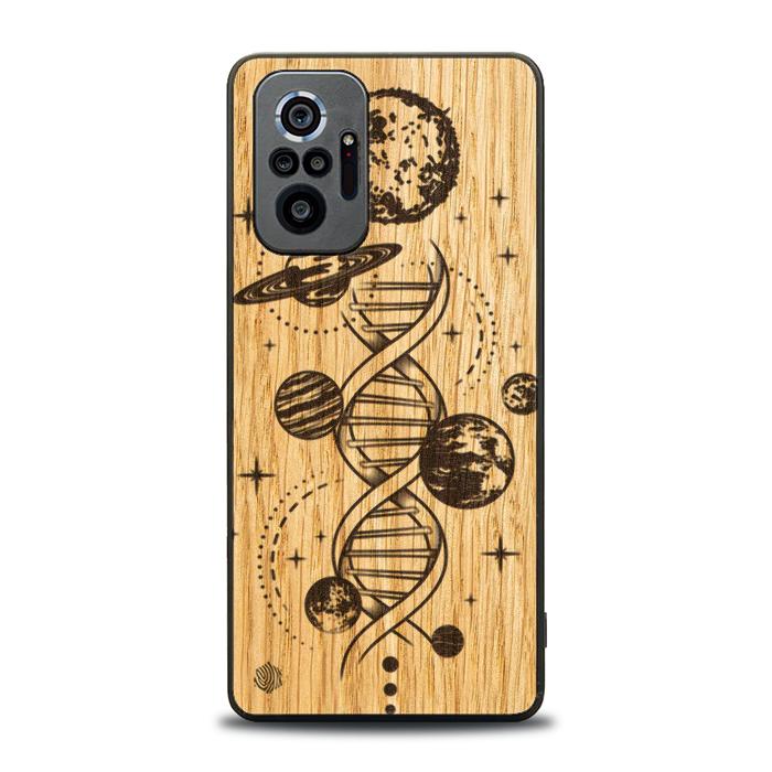 Xiaomi REDMI NOTE 10 Pro Handyhülle aus Holz - Space DNA (Eiche)