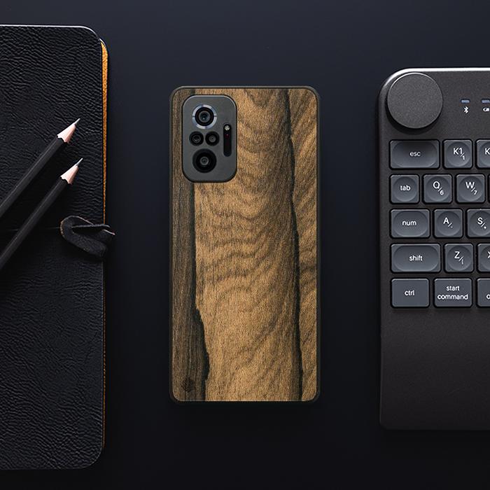 Xiaomi REDMI NOTE 10 Pro Handyhülle aus Holz - Ziricote