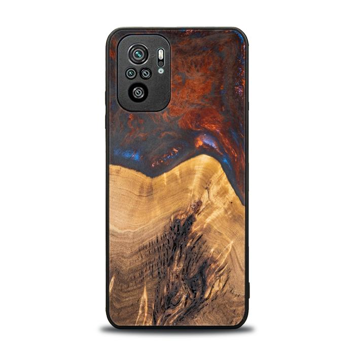 Xiaomi REDMI NOTE 10 Handyhülle aus Harz und Holz - SYNERGY#A21