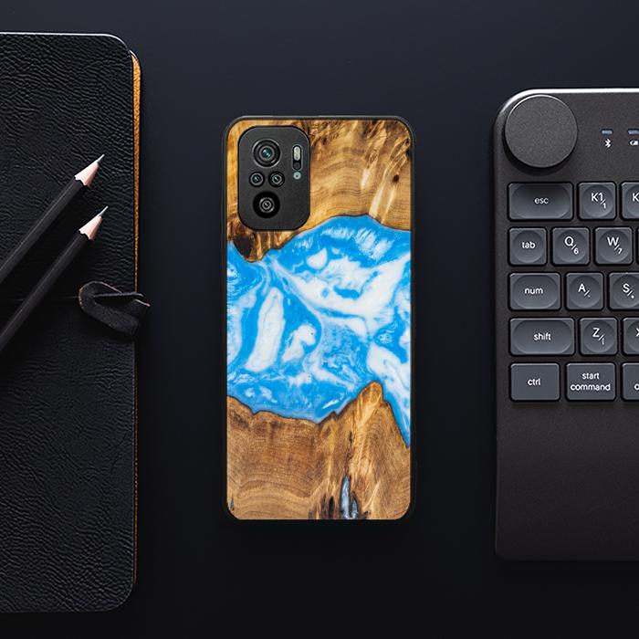 Xiaomi REDMI NOTE 10 Handyhülle aus Harz und Holz - SYNERGY#A29