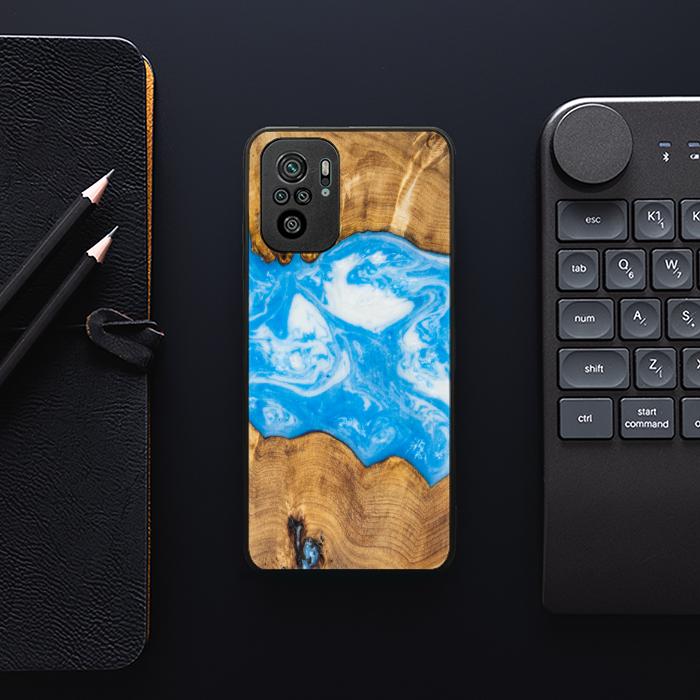 Xiaomi REDMI NOTE 10 Handyhülle aus Harz und Holz - SYNERGY#A32