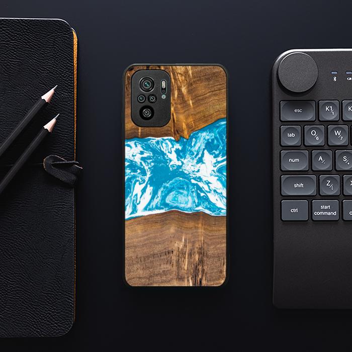 Xiaomi REDMI NOTE 10 Handyhülle aus Harz und Holz - SYNERGY#A7