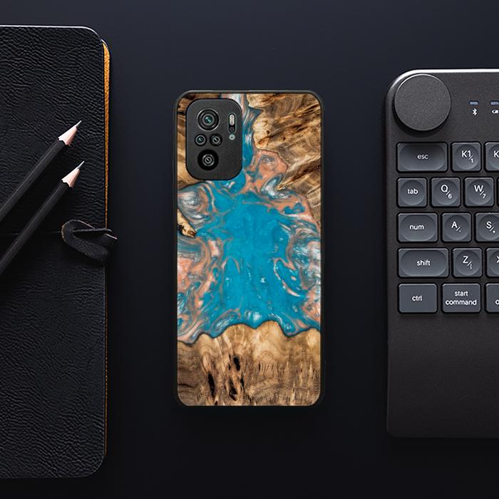 Xiaomi REDMI NOTE 10 Handyhülle aus Harz und Holz - SYNERGY#A97