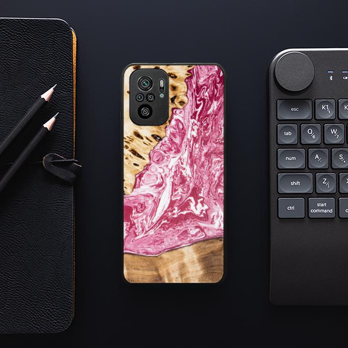 Xiaomi REDMI NOTE 10 Handyhülle aus Harz und Holz - SYNERGY#A99