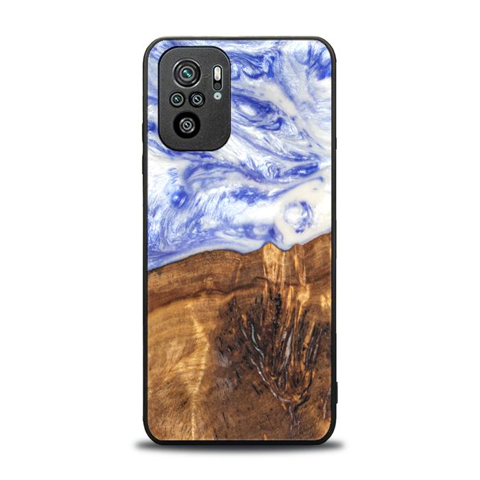 Xiaomi REDMI NOTE 10 Handyhülle aus Harz und Holz - SYNERGY#B04