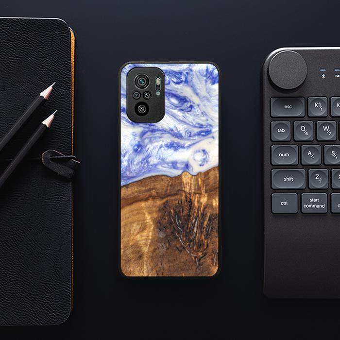 Xiaomi REDMI NOTE 10 Handyhülle aus Harz und Holz - SYNERGY#B04