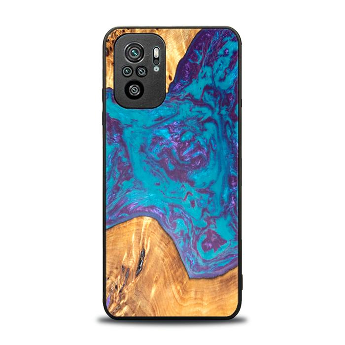 Xiaomi REDMI NOTE 10 Handyhülle aus Harz und Holz - SYNERGY#B25