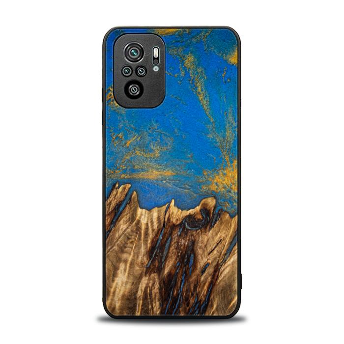 Xiaomi REDMI NOTE 10 Handyhülle aus Harz und Holz - SYNERGY#C43