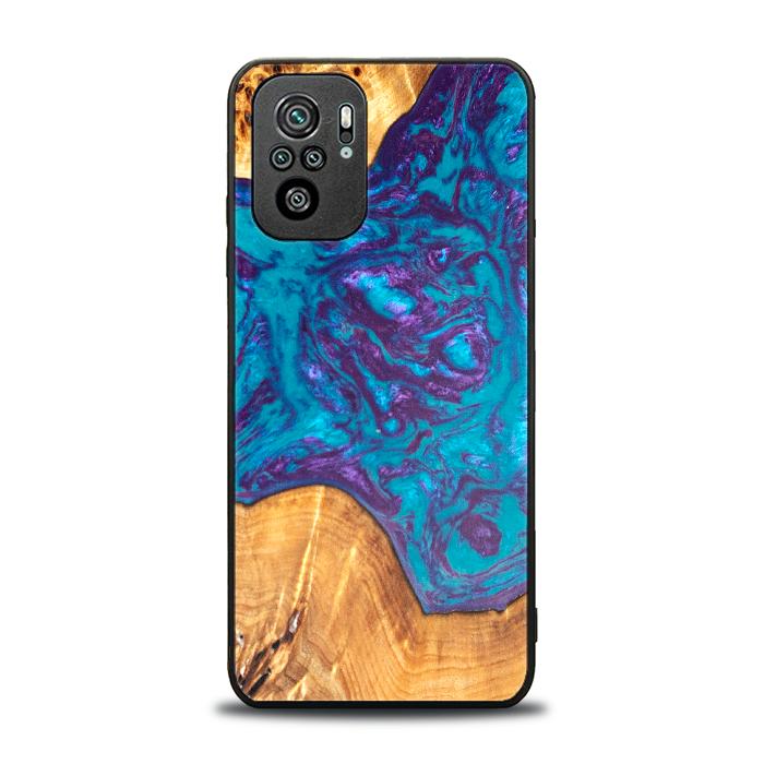 Xiaomi REDMI NOTE 10 Handyhülle aus Harz und Holz - Synergy#B28