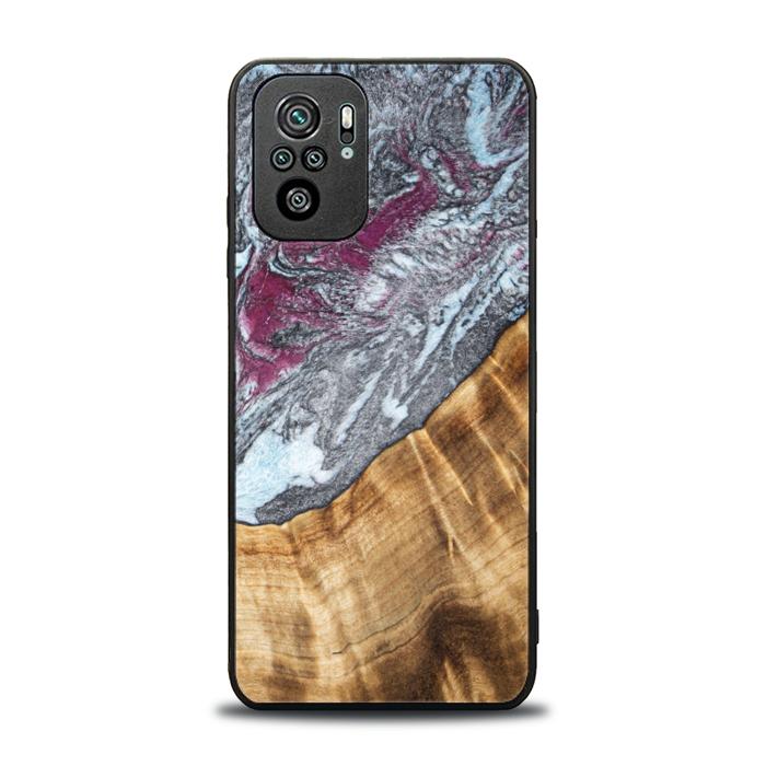 Xiaomi REDMI NOTE 10 Handyhülle aus Harz und Holz - Synergy#C12