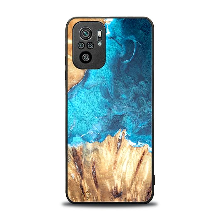 Xiaomi REDMI NOTE 10 Handyhülle aus Harz und Holz - Synergy#D115