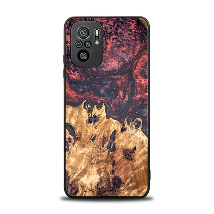 Xiaomi REDMI NOTE 10 Handyhülle aus Harz und Holz - Synergy#D118