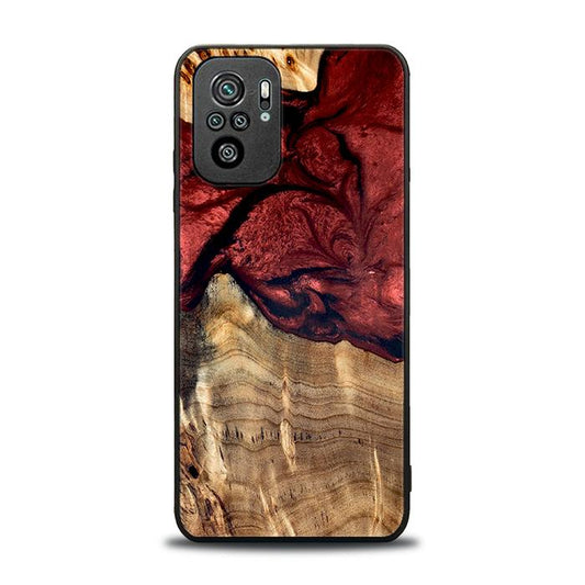 Xiaomi REDMI NOTE 10 Handyhülle aus Harz und Holz - Synergy#D122