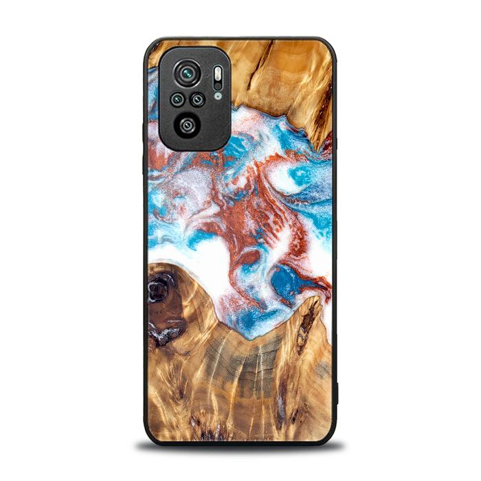 Xiaomi REDMI NOTE 10 Handyhülle aus Harz und Holz - Synergy#D125