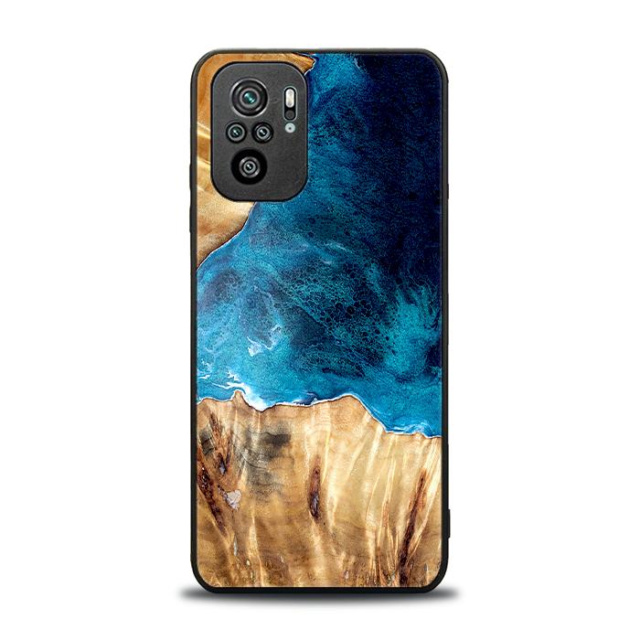 Xiaomi REDMI NOTE 10 Handyhülle aus Harz und Holz - Synergy#D127
