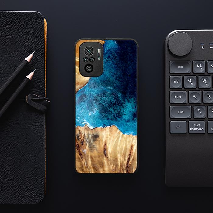 Xiaomi REDMI NOTE 10 Handyhülle aus Harz und Holz - Synergy#D127