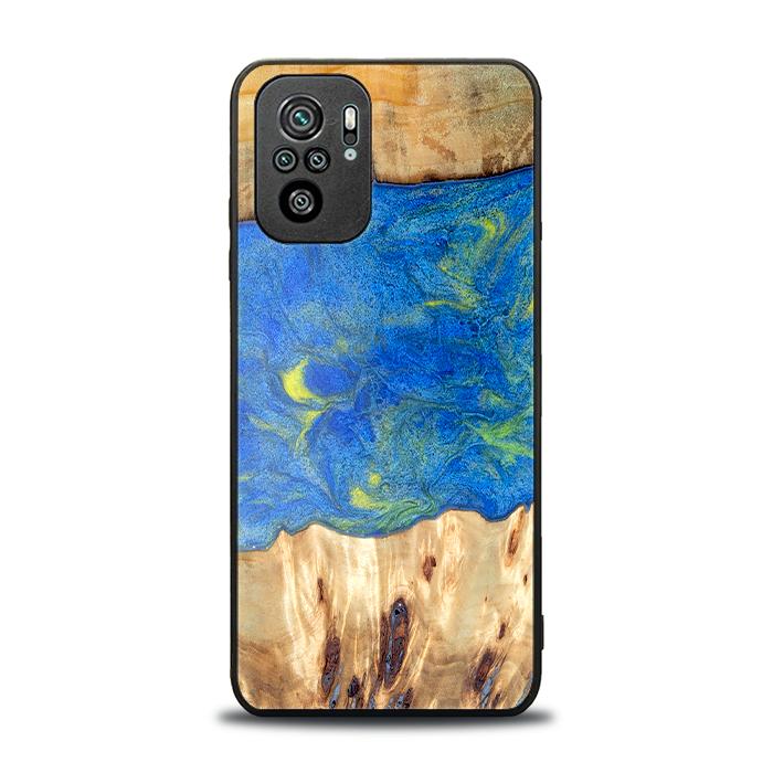 Xiaomi REDMI NOTE 10 Handyhülle aus Harz und Holz - Synergy#D131